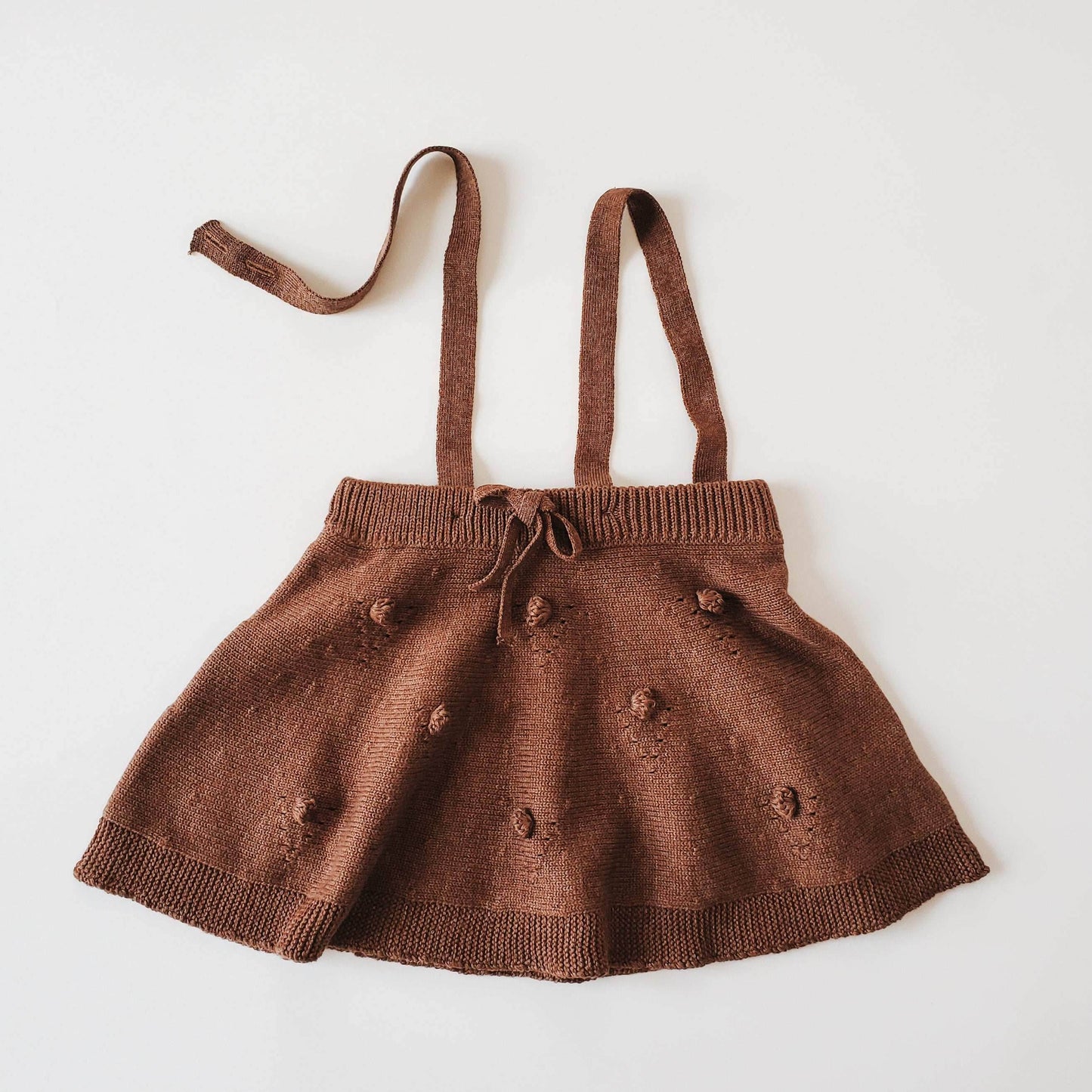 Knitted Pompom Suspender Dress featheredbreaths
