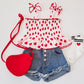 PEPLUM HEART TANK