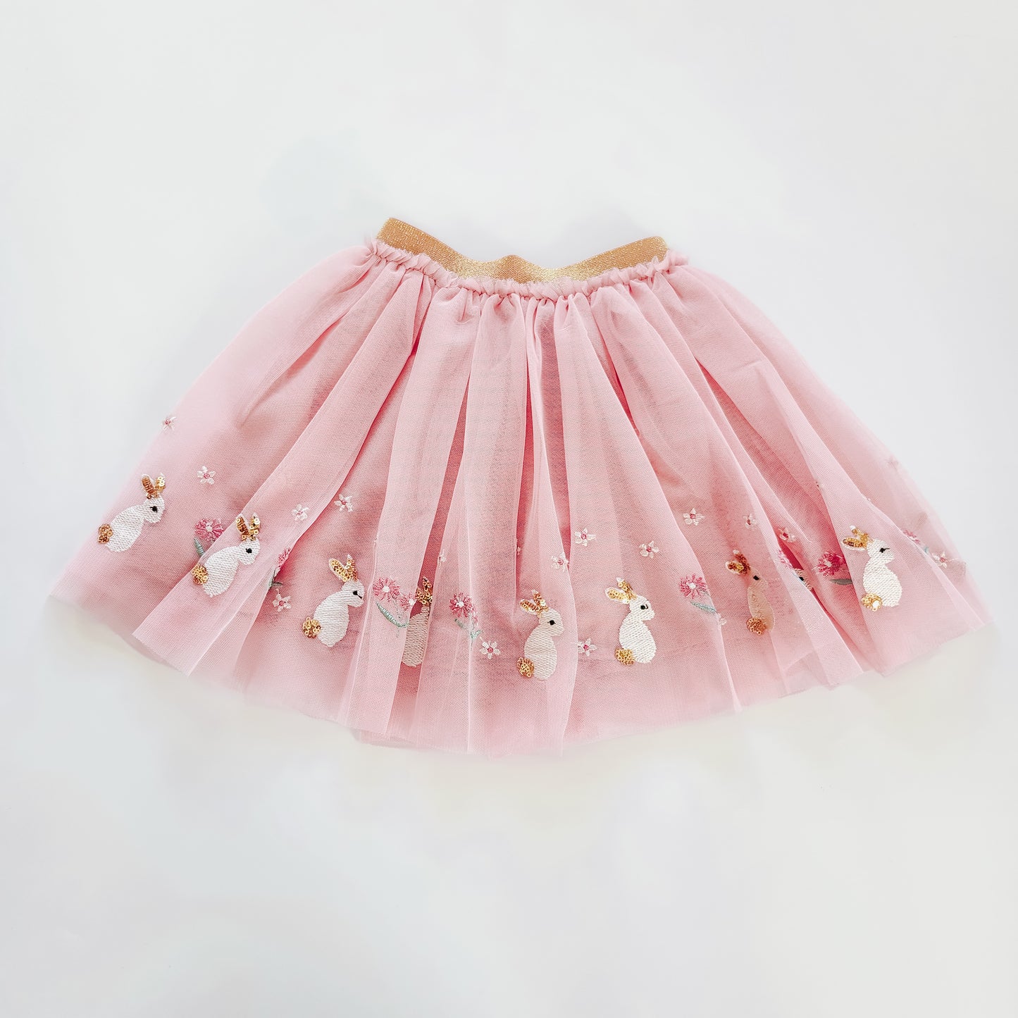 Embroidered Bunny Tutu Skirt