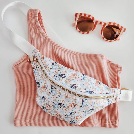 Checkered Heelers Kids and Adult FannyPack - Feathered Breaths