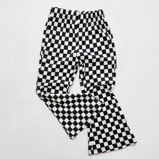 CHECKERED FLARE BOTTOMS