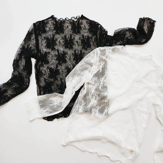 Lace Layering Tops featheredbreaths