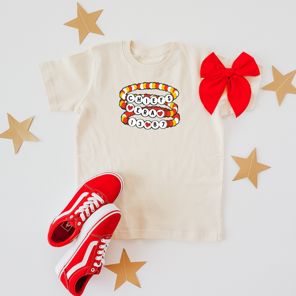 FRIENDSHIP BRACELET ERA KIDS & ADULT TEE-cream