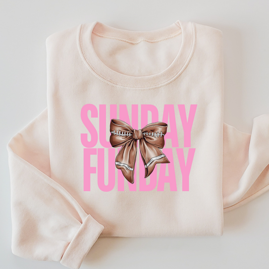 SUNDAY FUNDAY KIDS & ADULT CREWNECK SWEATER-multiple colors