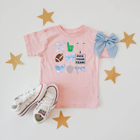 Customizable Girl's 🏈 League Team T-Shirts - Feathered Breaths