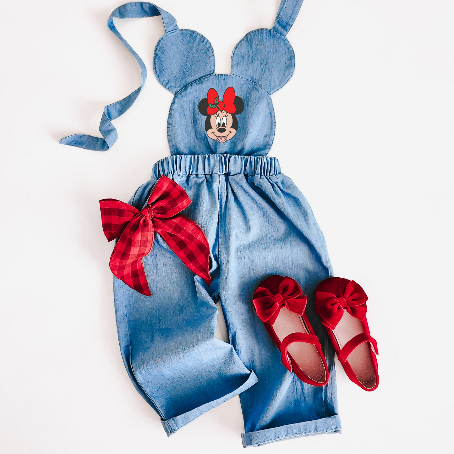 Holiday Mouse Kids Overall