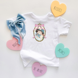 SNOW WHITE IN LOVE KIDS & ADULT TEE-multiple colors