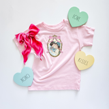 SNOW WHITE IN LOVE KIDS & ADULT TEE-multiple colors