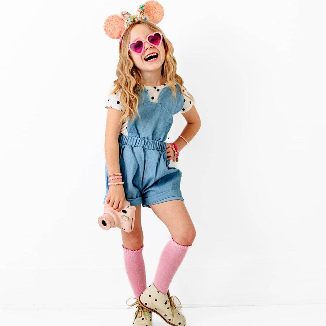 Mouse Shorts Overalls featheredbreaths