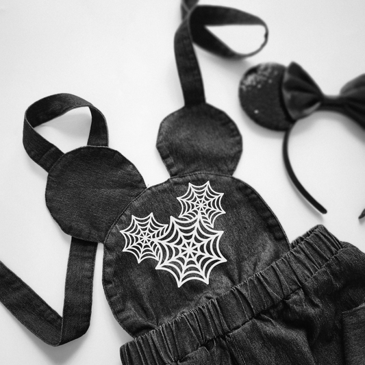 Spiderweb Mouse Kids Overall