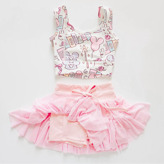 Activewear Kids Magical Park Day! Flowy Two Piece