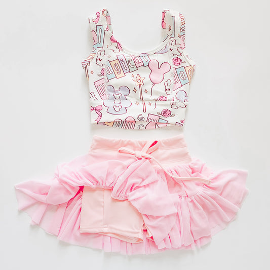 Activewear Kids Magical Park Day! Flowy Two Piece
