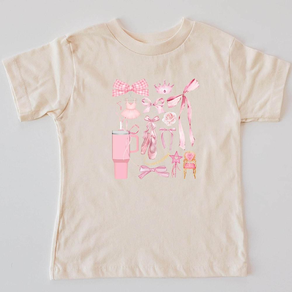 Ballet T-Shirt for girls featheredbreaths