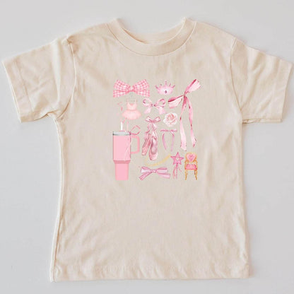 Ballet T-Shirt for girls featheredbreaths