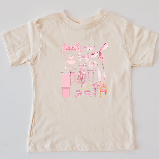 BALLET KIDS & ADULT TEE-multiple colors