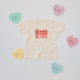 BE MINE, VALENTINE KIDS & ADULT TEE-multiple colors