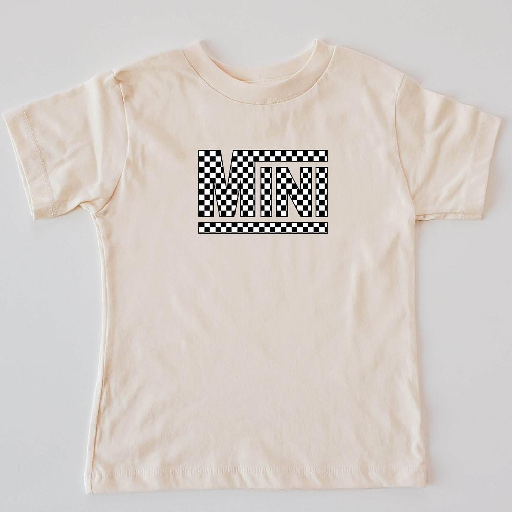 Checkered Mini T-Shirt featheredbreaths