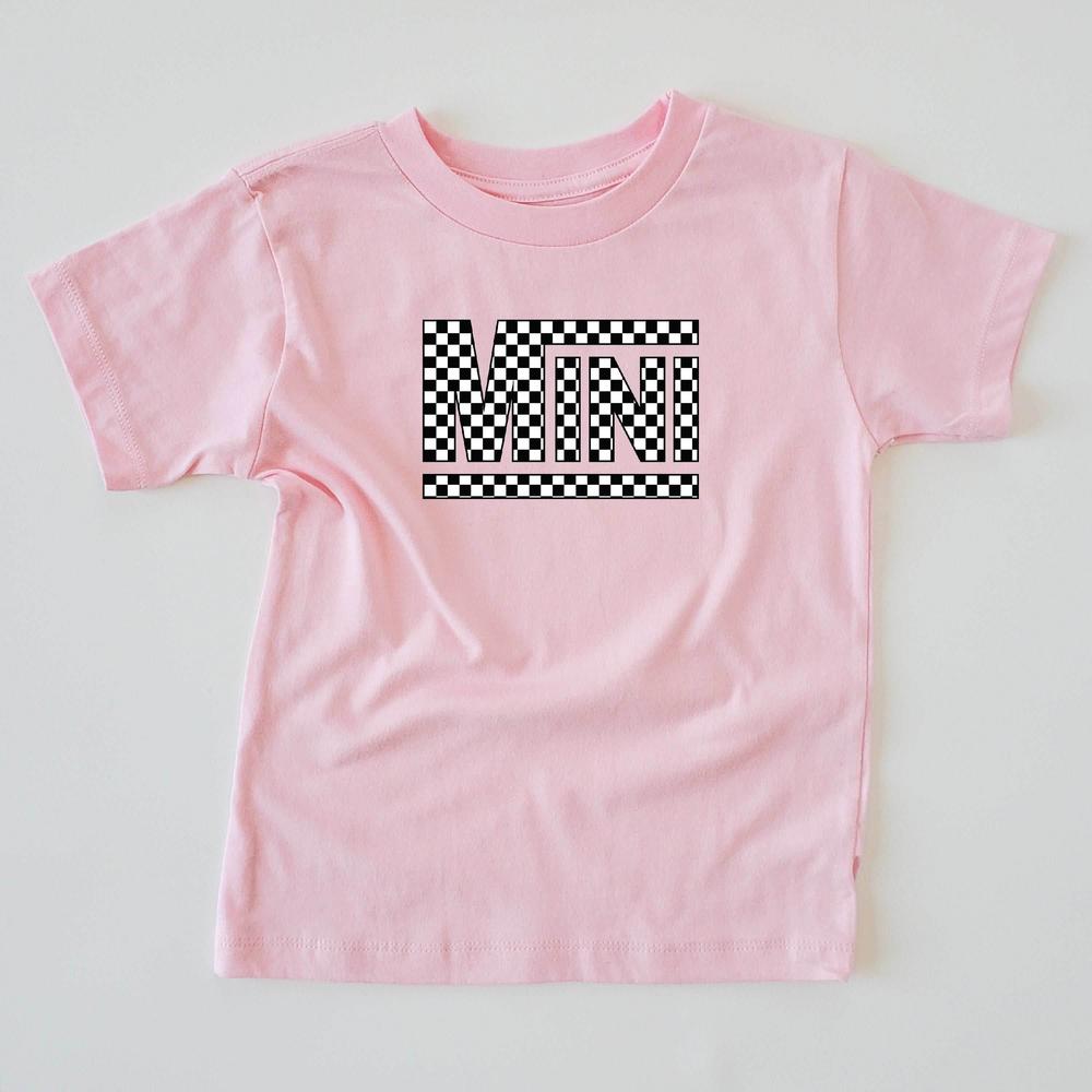 Checkered Mini T-Shirt featheredbreaths