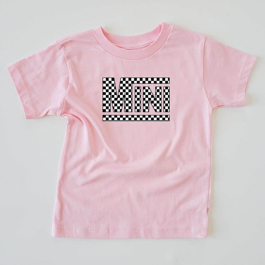 Checkered Mini T-Shirt featheredbreaths
