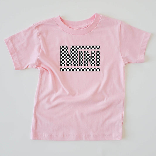 Checkered Mini T-Shirt - Feathered Breaths
