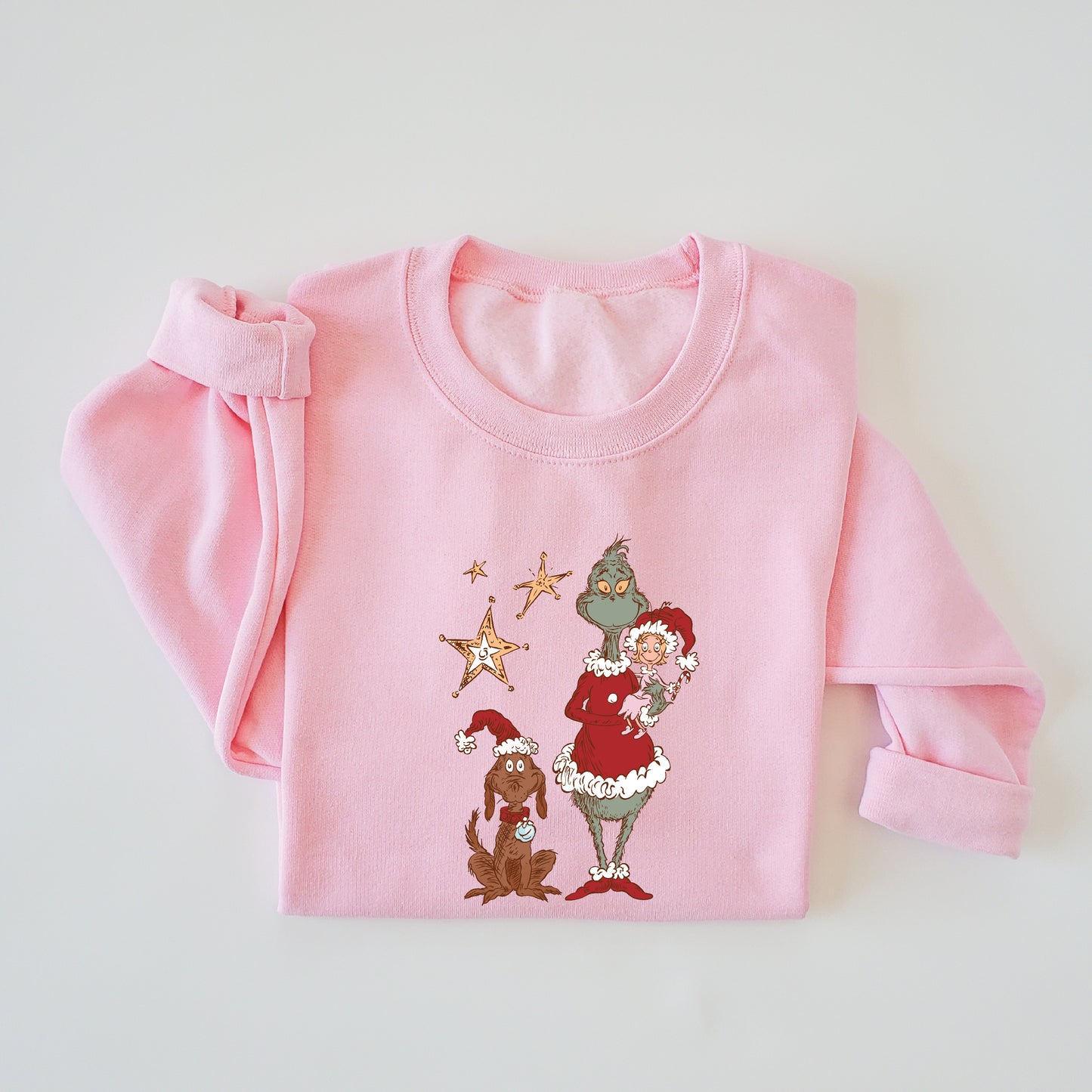 Grinchy Friends Kids & Adult Crewneck Sweater