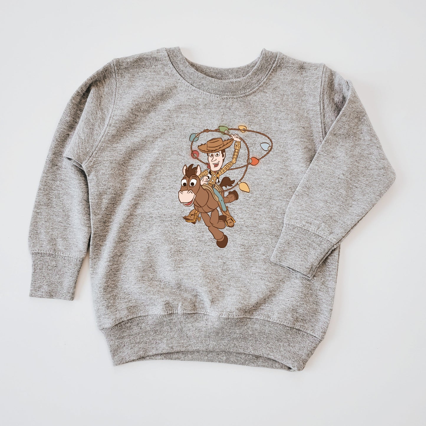 Holiday Toy Friends Kids & Adult Crewneck Sweater