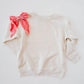 Customizable Girls College Football Sweater in Multipe Colors featheredbreaths