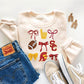 Customizable Girls College Football Sweater in Multipe Colors featheredbreaths