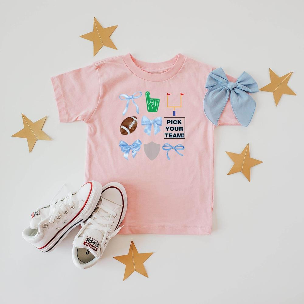 Customizable Girl's 🏈 League Team T-Shirts featheredbreaths