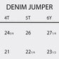 NEW SIZES ADDED Park Friends Denim Overall featheredbreaths