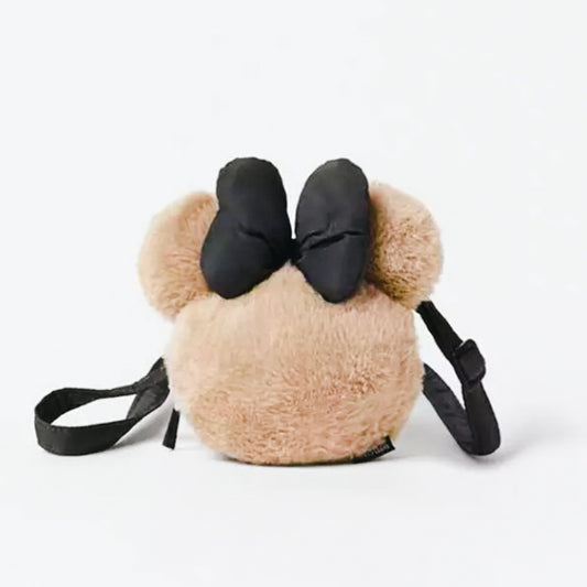 TODDLER MINNIE PURSE- tan and black