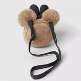 TODDLER MINNIE PURSE- tan and black