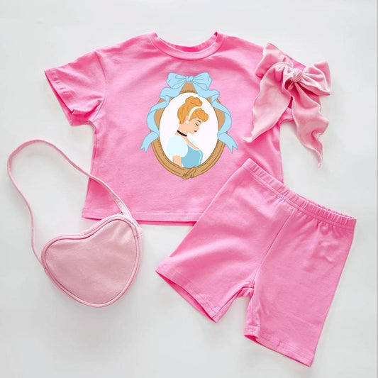 Glass Slipper Biker Set featheredbreaths
