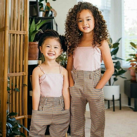 Paperbag Plaid Pants featheredbreaths
