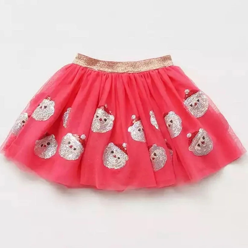 Embellished Santa Skirt