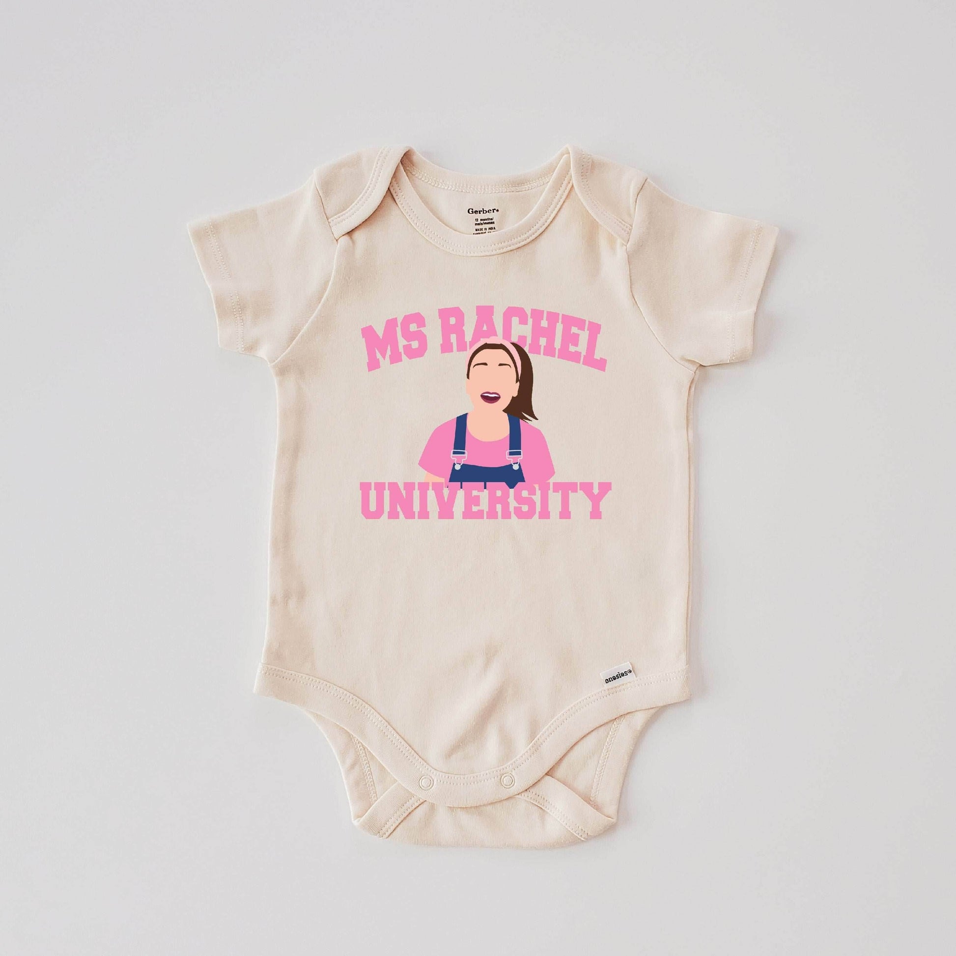 Ms. Rachel University Onesies and T-shirt featheredbreaths