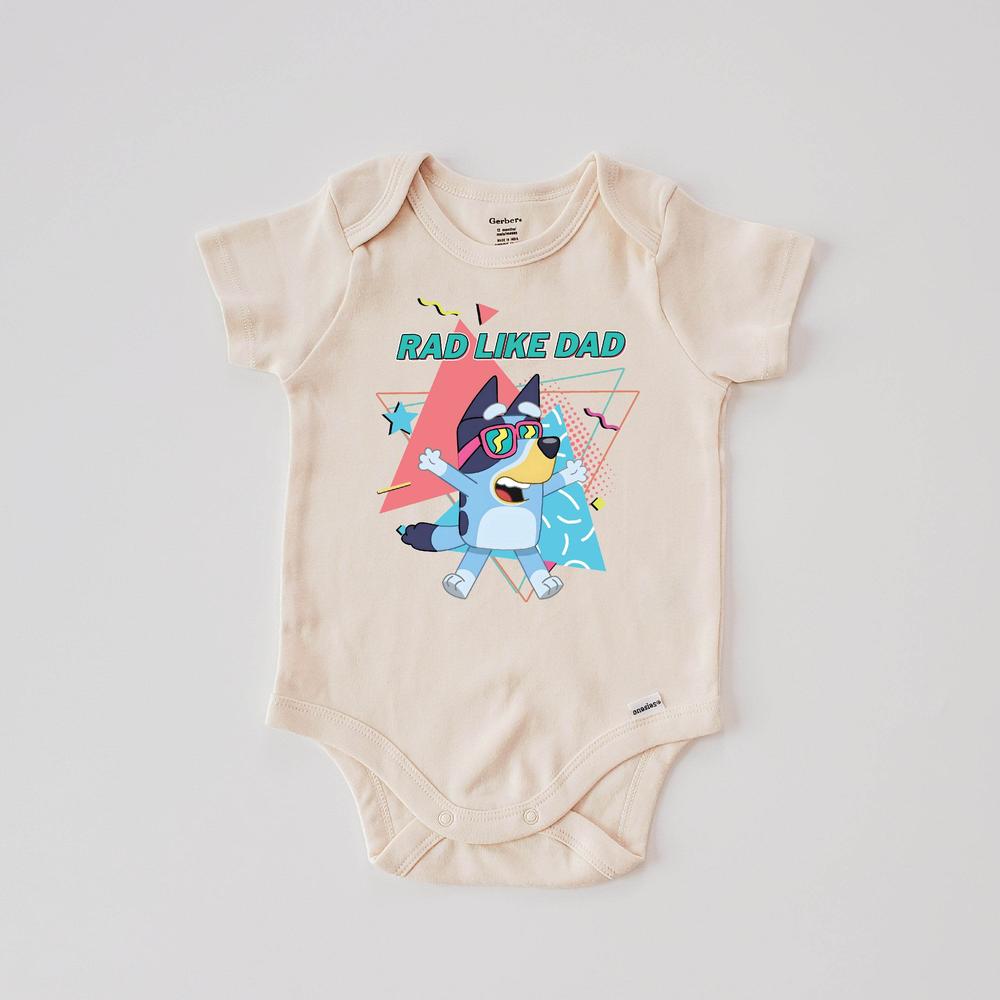 Rad Dad T-Shirt - Perfect for Dads and Sons Who Are Rad Together featheredbreaths