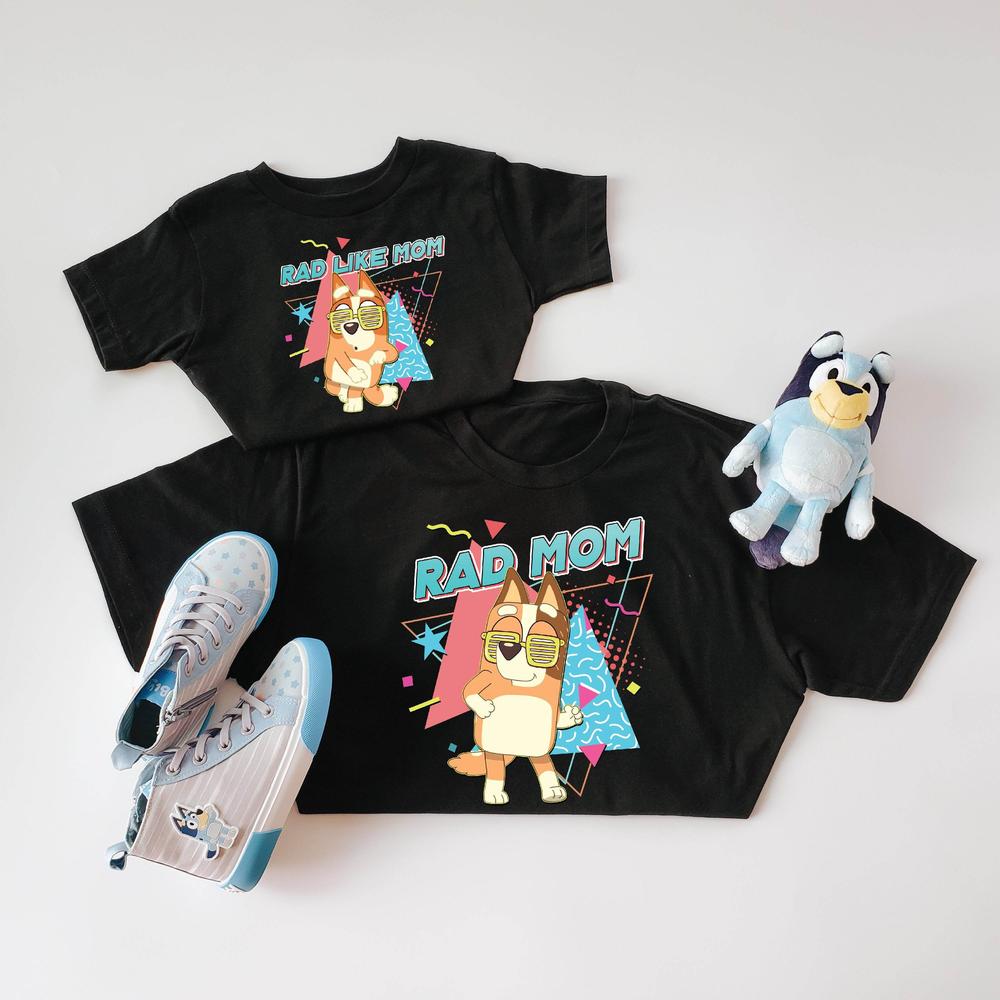 Rad Mom and Rad Like Mom T-Shirt featheredbreaths