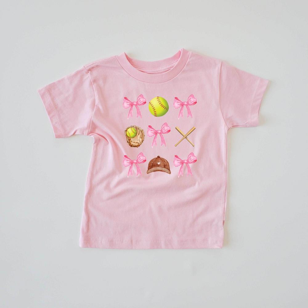 Softball Girl's T-Shirt featheredbreaths