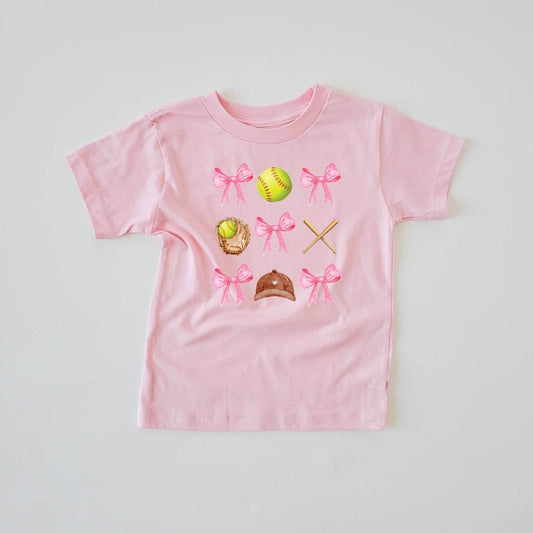 Softball Girl's T-Shirt featheredbreaths