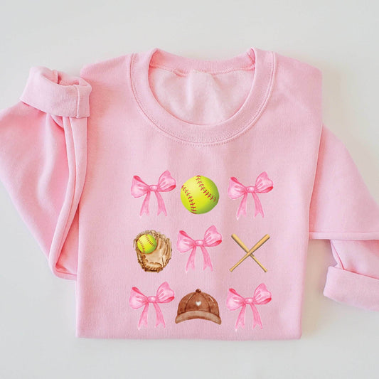 Softball Girl's Sweater - Feathered Breaths