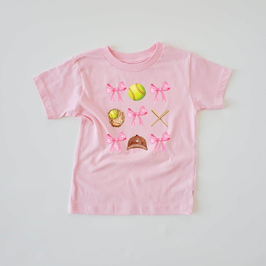 Softball Girl's T-Shirt featheredbreaths