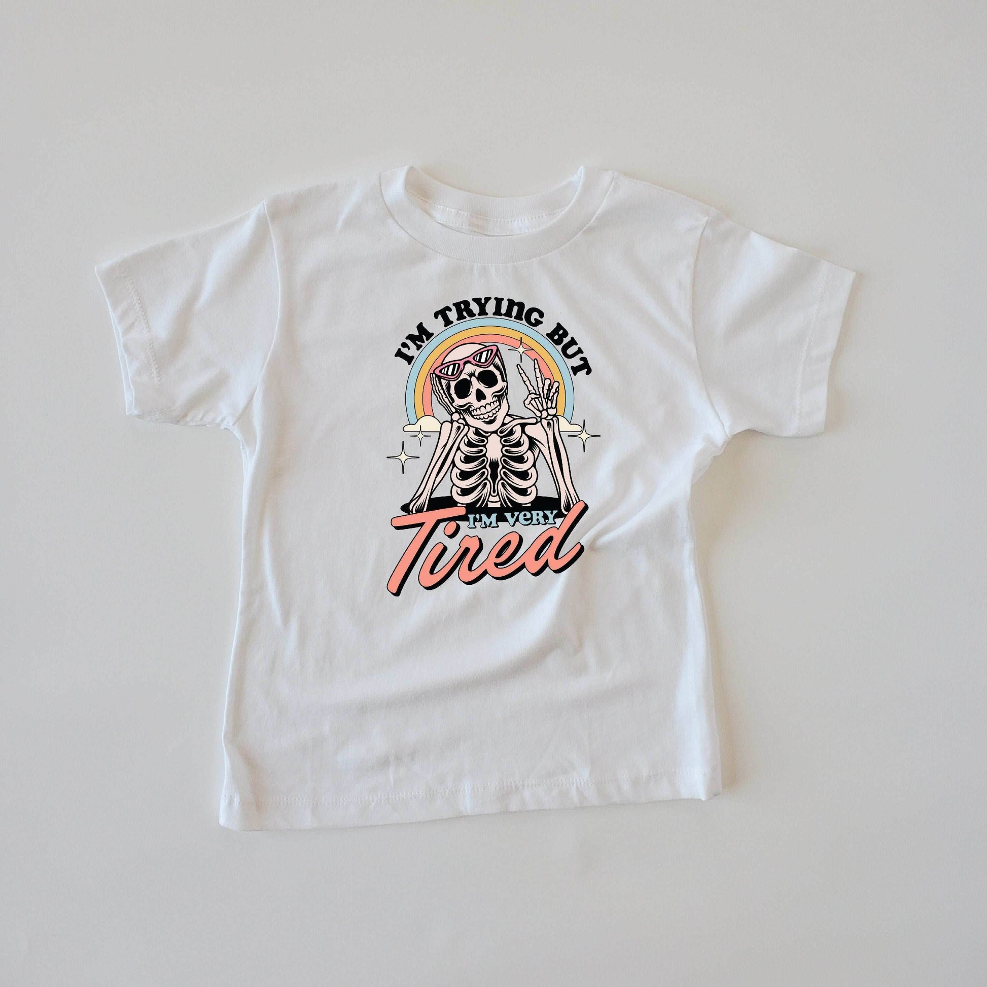 I'm Trying But I'm Tired T-Shirt featheredbreaths