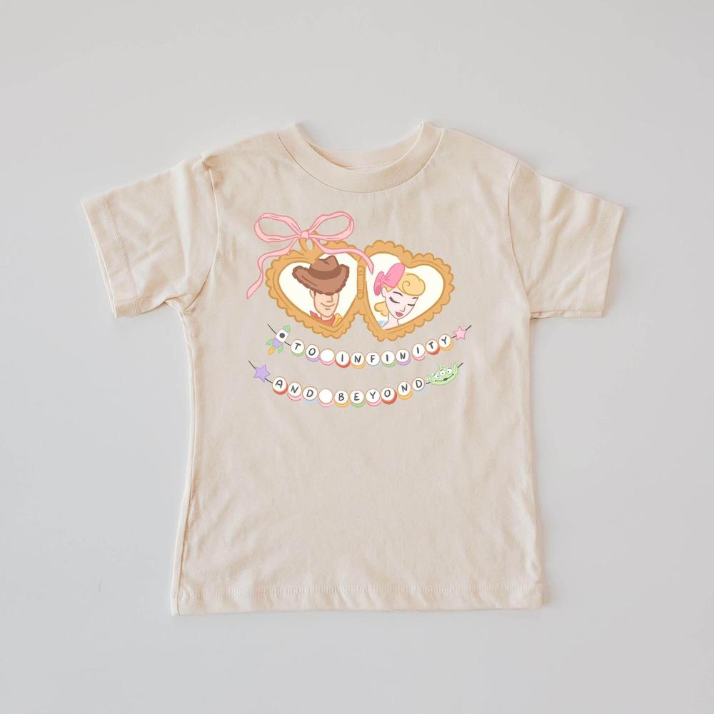 To Infinity Kids T-Shirt featheredbreaths