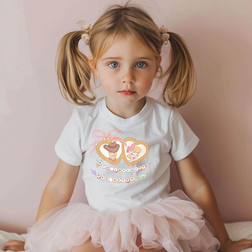 To Infinity Kids T-Shirt featheredbreaths