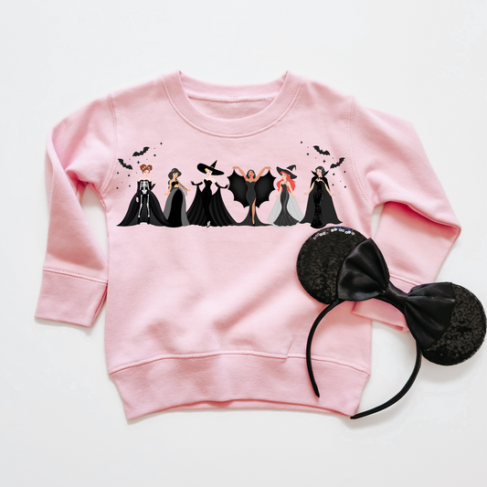 Spooky Princesses Kids & Adult Crewneck Sweater