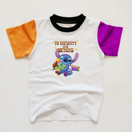 Stitch to Infinity Colorblock T-Shirt