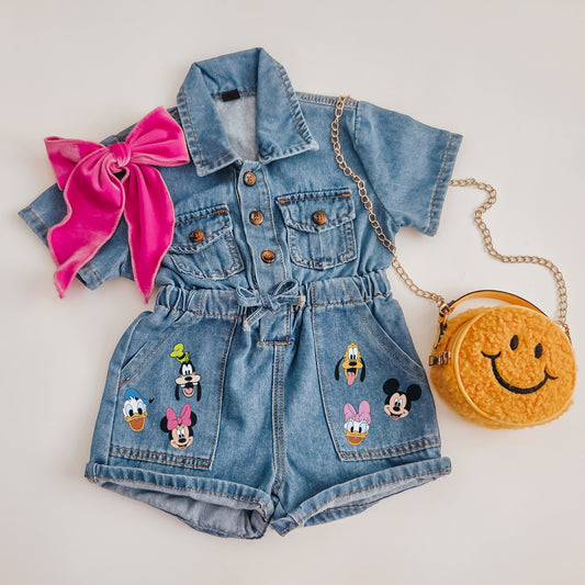Park Friends Denim Overall