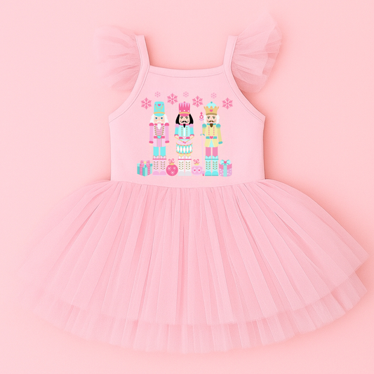 Christmas Nutcrackers Ballerina Dress
