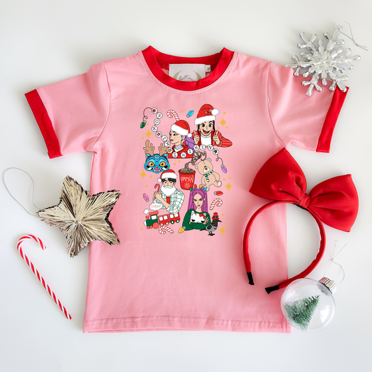 Christmas Hunters Kids Colorblock T-Shirt